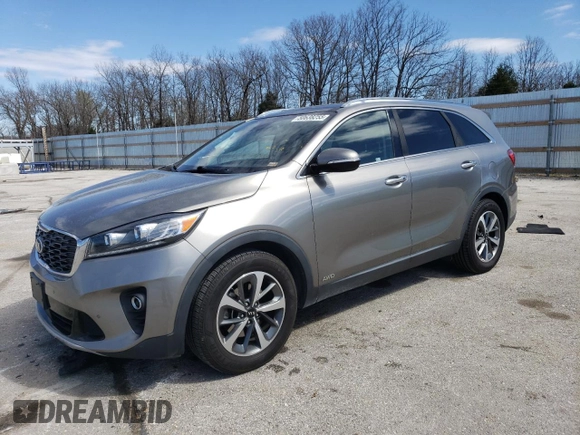 2019 Kia Sorento EX V6 with VIN 5XYPHDA52KG479009, listed as a Copart auction lot 50638255 with 114,647 mi miles and Clean Title. Bid and sale history available at carsss.com. Image 1.
