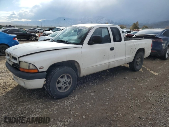 1997 Dodge Dakota with VIN 1B7GL23Y6VS241737, listed as a Copart auction lot 80543504 with 196,239 mi miles and Salvage Title. Bid and sale history available at carsss.com. Image 1.