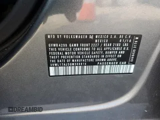 2016 Volkswagen Jetta SEL with VIN 3VWL17AJ3GM309914, listed as a Copart auction lot 51681525 with 132,154 mi miles and Salvage title. Bid and sale history available at DreamBid. Image 12.