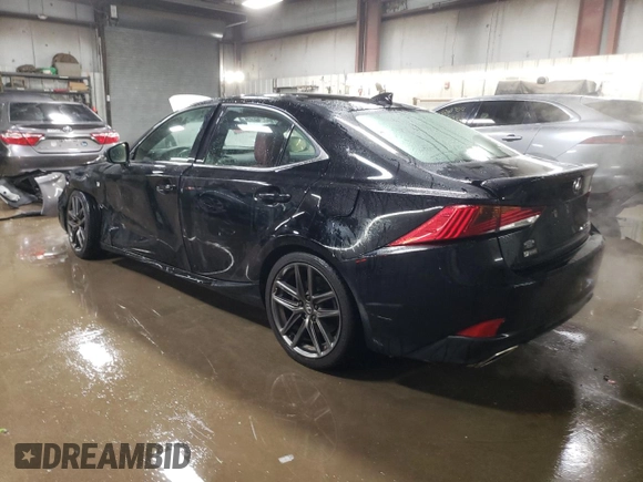 2020 Lexus IS 300 F Sport with VIN JTHG81F25L5043275, listed as a Copart auction lot 84169304 with 75,642 mi miles and Salvage title. Bid and sale history available at DreamBid. Image 2.