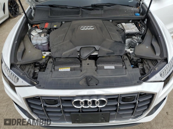 2023 Audi Q8 Premium Plus with VIN WA1BVBF19PD001070, listed as a Copart auction lot 73720044 with 14,747 mi miles and Non repairable. Bid and sale history available at DreamBid. Image 12.