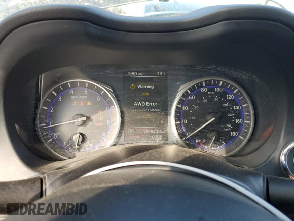 2014 Infiniti Q50 Premium with VIN JN1BV7AR5EM691514, listed as a Copart auction lot 47985465 with 119,821 mi miles and Salvage Title. Bid and sale history available at DreamBid. Image 9.