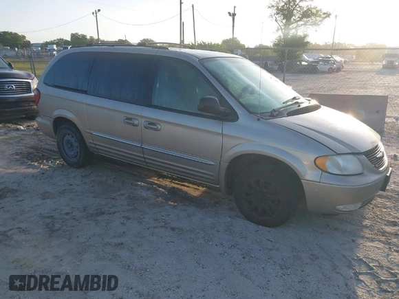2003 Chrysler Town & Country LXi with VIN 2C8GP54L23R275051, listed as a IAAI auction lot 41963272 with 225,421 mi miles. Bid and sale history available at carsss.com. Image 1.
