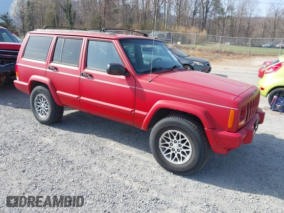 1997 Jeep Cherokee Country with VIN 1J4FJ78S9VL591872, listed as a IAAI auction lot 41830794 with 191,074 mi miles. Bid and sale history available at carsss.com. Image 1.