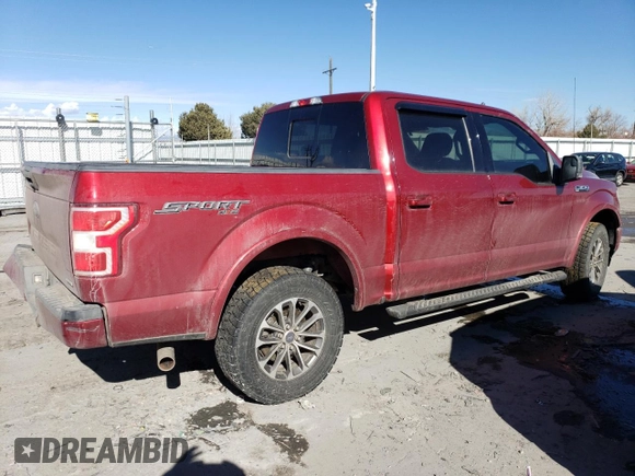 2019 Ford F-150 XL with VIN 1FTEW1EP2KKD26969, listed as a Copart auction lot 46751235 with 133,712 mi miles and Salvage Title. Bid and sale history available at carsss.com. Image 3.