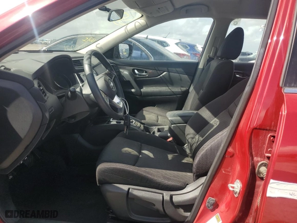2017 Nissan Rogue SL with VIN JN8AT2MT1HW403445, listed as a Copart auction lot 75815484 with 47,940 mi miles and Non Repairable. Bid and sale history available at carsss.com. Image 7.