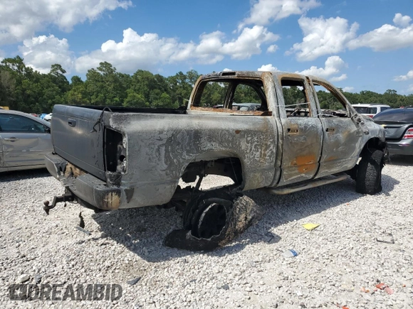 2008 Dodge 2500 SLT with VIN 3D7KS28A18G150482, listed as a Copart auction lot 60688484 with Not Provided miles and Non Repairable. Bid and sale history available at DreamBid. Image 3.