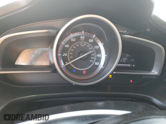 2015 Mazda 3 i Sport with VIN 3MZBM1K75FM150282, listed as a Copart auction lot 53390915 with 163,023 mi miles and Salvage Title. Bid and sale history available at DreamBid. Image 9.