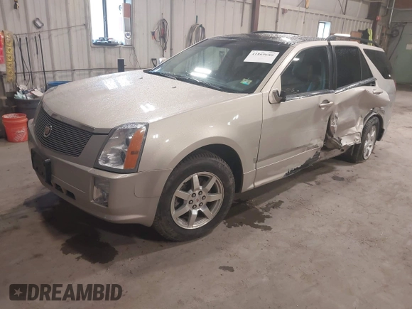 2008 Cadillac SRX AWD with VIN 1GYEE437880134297, listed as a IAAI auction lot 41869680 with 63,777 mi miles. Bid and sale history available at carsss.com. Image 2.
