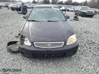 1999 Honda Civic EX with VIN 1HGEJ8641XL056616, listed as a Copart auction lot 45352295 with 162,291 mi miles and Salvage Title. Bid and sale history available at carsss.com. Image 5.