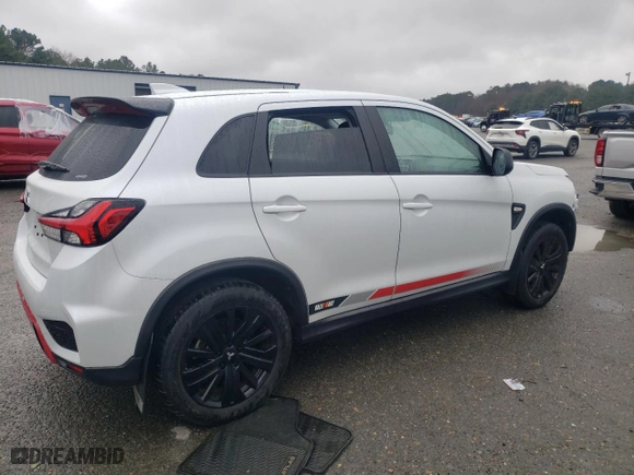 2023 Mitsubishi Outlander Sport ES with VIN JA4ARUAU9PU008467, listed as a Copart auction lot 87463254 with 34,717 mi miles and Salvage Title. Bid and sale history available at carsss.com. Image 3.