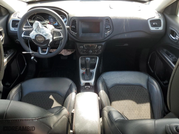 2021 Jeep Compass Latitude with VIN 3C4NJCBB6MT553134, listed as a Copart auction lot 45731175 with 54,261 mi miles and Salvage Title. Bid and sale history available at carsss.com. Image 8.