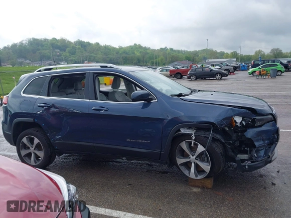 2020 Jeep Cherokee High Altitude with VIN 1C4PJLDN5LD636199, listed as a IAAI auction lot 42086834 with 66,101 mi miles and . Bid and sale history available at DreamBid. Image 13.