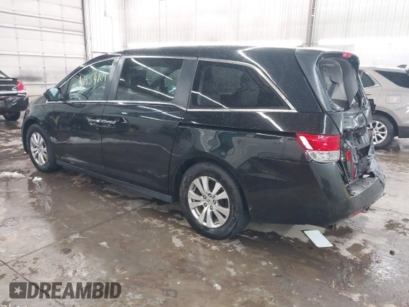2015 Honda Odyssey EX-L with VIN 5FNRL5H6XFB019430, listed as a IAAI auction lot 41954209 with 161,389 mi miles and . Bid and sale history available at DreamBid. Image 3.
