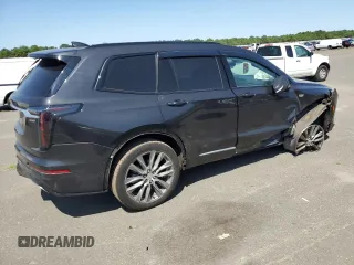 2020 Cadillac XT6 AWD Sport with VIN 1GYKPGRS0LZ150802, listed as a Copart auction lot 61836834 with 47,553 mi miles and Salvage Title. Bid and sale history available at carsss.com. Image 3.