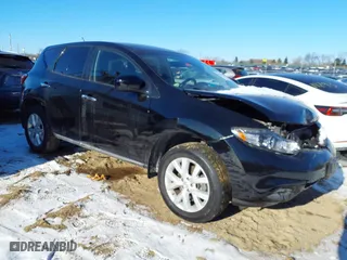 2014 Nissan Murano SV with VIN JN8AZ1MW6EW518590, listed as a IAAI auction lot 41318528 with 52,023 mi miles. Bid and sale history available at carsss.com. Image 1.