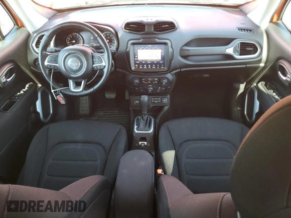 2021 Jeep Renegade Latitude with VIN ZACNJDB10MPM49868, listed as a Copart auction lot 53127945 with 46,956 mi miles and Salvage title. Bid and sale history available at DreamBid. Image 8.