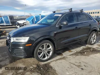 2017 Audi Q3 Prestige with VIN WA1GCCFS9HR011869, listed as a Copart auction lot 85606804 with 118,689 mi miles and Salvage Title. Bid and sale history available at carsss.com. Image 1.