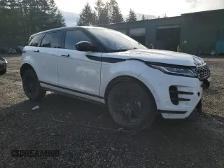 2021 Land Rover Range Rover Evoque R-Dynamic S with VIN SALZT2FX1MH152934, listed as a Copart auction lot 46004135 with 0 mi miles and Salvage Title. Bid and sale history available at carsss.com. Image 4.