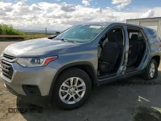 2021 Chevrolet Traverse LS with VIN 1GNERFKW9MJ200804, listed as a Copart auction lot 54784495 with 108,839 mi miles and Salvage title. Bid and sale history available at DreamBid. Image 14.