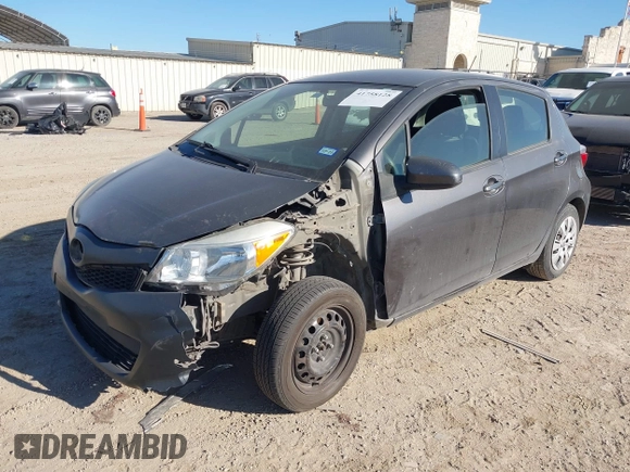 2013 Toyota Yaris L with VIN JTDKTUD39DD543776, listed as a IAAI auction lot 41758128 with 228,595 mi miles. Bid and sale history available at carsss.com. Image 2.