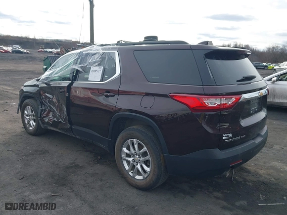 2020 Chevrolet Traverse LT Cloth with VIN 1GNEVGKW8LJ151515, listed as a IAAI auction lot 41685626 with 107,107 mi miles. Bid and sale history available at carsss.com. Image 3.