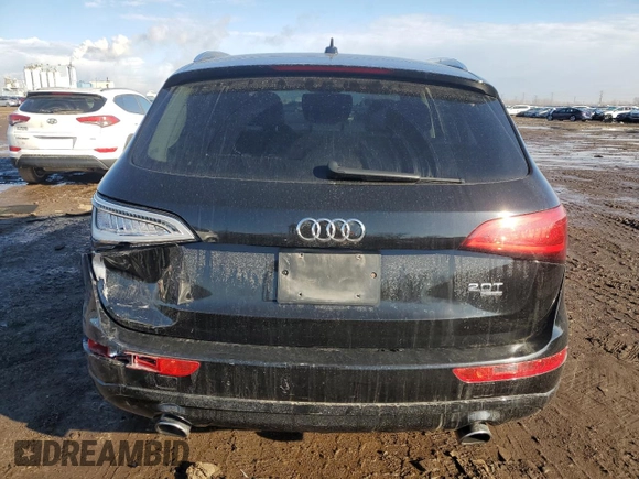 2013 Audi Q5 Premium Plus with VIN WA1LFAFP2DA038376, listed as a Copart auction lot 46011405 with 130,208 mi miles and Salvage Title. Bid and sale history available at carsss.com. Image 6.
