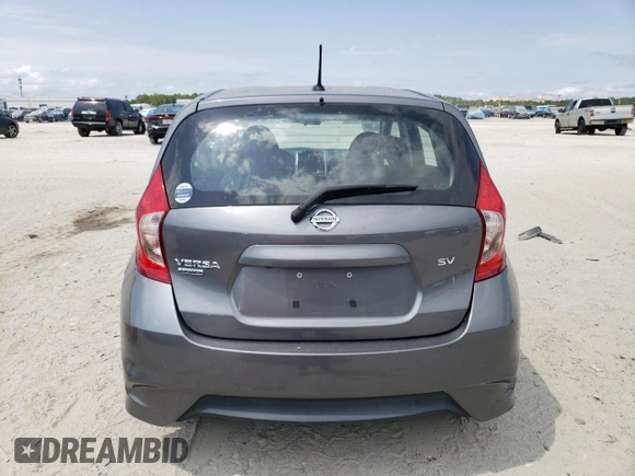 2017 Nissan Note SV with VIN 3N1CE2CP9HL362557, listed as a Copart auction lot 54840585 with 135,260 mi miles and Salvage Title. Bid and sale history available at DreamBid. Image 6.
