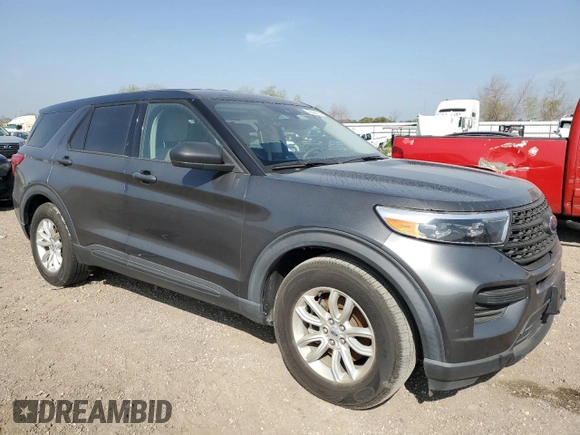 2020 Ford Explorer with VIN 1FMSK7BH9LGC37317, listed as a Copart auction lot 42526795 with 0 mi miles and Salvage Title. Bid and sale history available at carsss.com. Image 4.