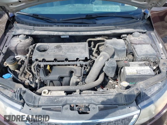 2011 Kia Forte EX with VIN KNAFU4A24B5457273, listed as a IAAI auction lot 41918785 with 172,687 mi miles. Bid and sale history available at carsss.com. Image 10.