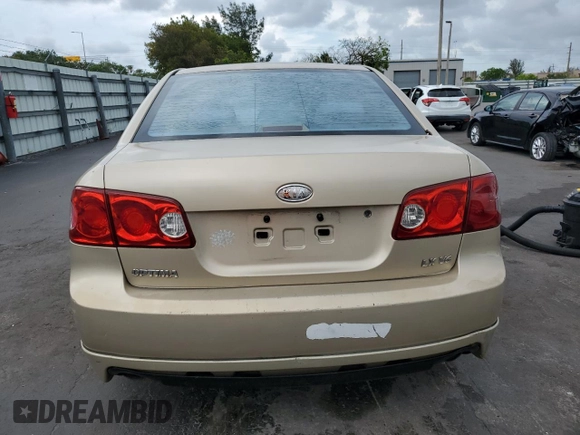 2008 Kia Optima LX z VIN KNAGE124385198719, wystawiony jako Copart lot #55449255 z przebiegiem 156 972 mil mil oraz Szkoda całkowita • Salvage title. Historia ofert i sprzedaży dostępna na DreamBid. Obrazek 6.