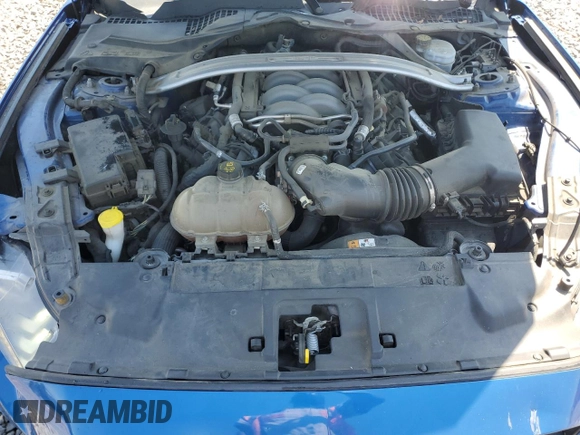 2018 Ford Mustang GT with VIN 1FA6P8CF8J5134060, listed as a Copart auction lot 56380195 with 101,111 mi miles and Salvage title. Bid and sale history available at DreamBid. Image 11.