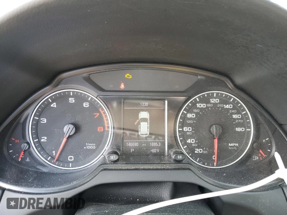 2011 Audi Q5 Premium Plus with VIN WA1LFAFP8BA115216, listed as a Copart auction lot 52777615 with 146,690 mi miles and Salvage Title. Bid and sale history available at DreamBid. Image 9.