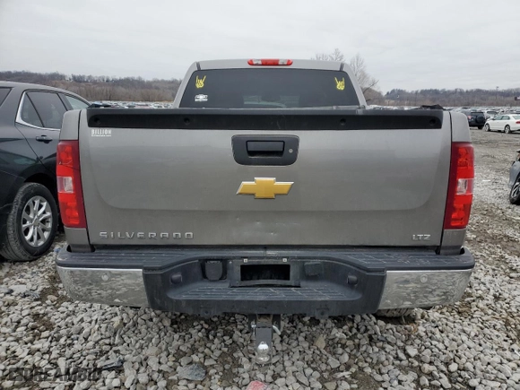 2013 Chevrolet Silverado 1500 LTZ with VIN 3GCPKTE73DG337084, listed as a Copart auction lot 44336985 with 147,507 mi miles and Salvage Title. Bid and sale history available at carsss.com. Image 6.