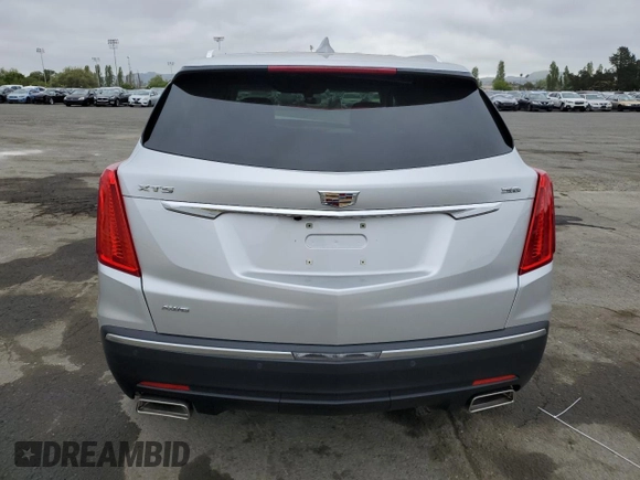 2017 Cadillac XT5 Luxury AWD with VIN 1GYKNDRS8HZ242106, listed as a Copart auction lot 53169585 with 38,432 mi miles and Salvage Title. Bid and sale history available at carsss.com. Image 6.