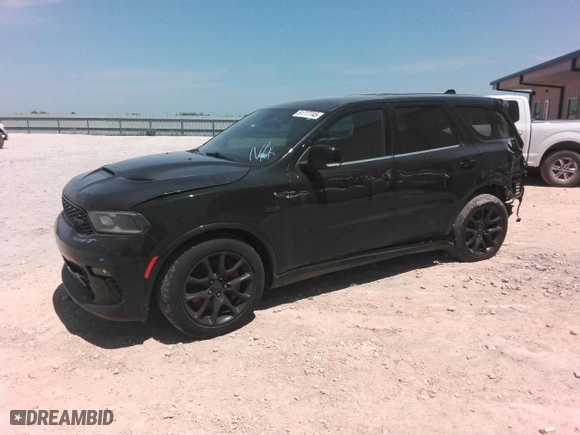 2022 Dodge Durango SRT 392 with VIN 1C4SDJGJ1NC158760, listed as a Copart auction lot 51777745 with 59,879 mi miles and Salvage Title. Bid and sale history available at carsss.com. Image 1.