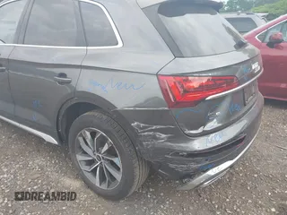 2023 Audi Q5 S line Premium Plus with VIN WA1EAAFY8P2008054, listed as a IAAI auction lot 42678217 with 20,363 mi miles and . Bid and sale history available at DreamBid. Image 6.
