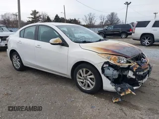 2013 Mazda 3 i Touring with VIN JM1BL1V72D1750785, listed as a IAAI auction lot 41120177 with 86,215 mi miles and . Bid and sale history available at carsss.com. Image 1.