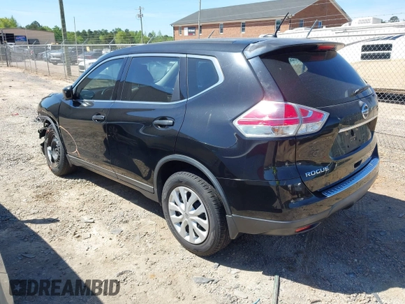 2016 Nissan Rogue S with VIN KNMAT2MT3GP614005, listed as a IAAI auction lot 42059709 with 95,091 mi miles and . Bid and sale history available at DreamBid. Image 3.