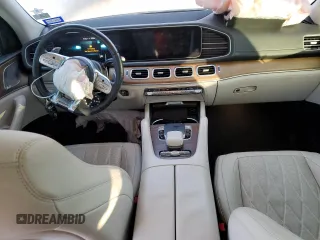 2021 Mercedes-Benz GLE 53 AMG with VIN 4JGFB6BB3MA442918, listed as a Copart auction lot 86896724 with 37,206 mi miles and Salvage title. Bid and sale history available at DreamBid. Image 8.