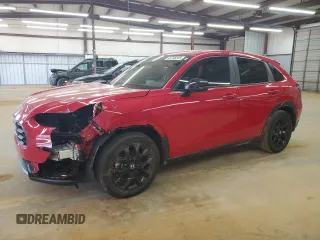 2023 Honda HR-V Sport with VIN 3CZRZ1H58PM731036, listed as a Copart auction lot 48746845 with 24,125 mi miles and Salvage Title. Bid and sale history available at carsss.com. Image 1.
