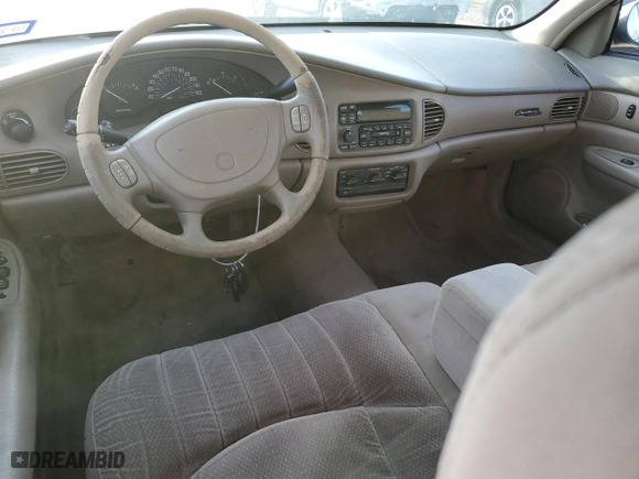 1997 Buick Century Custom with VIN 2G4WS52M7V1456070, listed as a Copart auction lot 84078454 with 0 mi miles and Salvage Title. Bid and sale history available at carsss.com. Image 8.