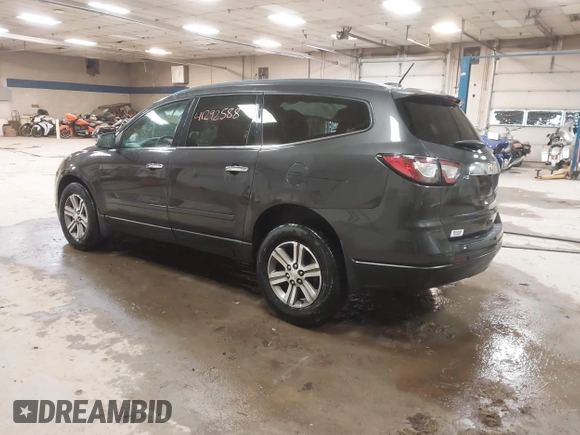 2016 Chevrolet Traverse LT z VIN 1GNKRHKD7GJ205694, wystawiony jako IAAI lot #41292588 z przebiegiem 109 626 mil mil oraz . Historia ofert i sprzedaży dostępna na DreamBid. Obrazek 3.