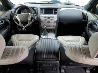 2019 Infiniti QX80 LUXE with VIN JN8AZ2NE1K9230269, listed as a Copart auction lot 39197074 with 97,573 mi miles. Bid and sale history available at carsss.com. Image 8.