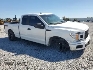 2020 Ford F-150 XL with VIN 1FTEX1EP9LFA90506, listed as a Copart auction lot 48475995 with 107,709 mi miles and Salvage Title. Bid and sale history available at carsss.com. Image 4.
