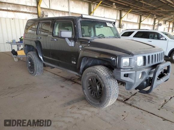 2008 Hummer H3 with VIN 5GTEN33E288230967, listed as a Copart auction lot 88598185 with 202,735 mi miles and Clean Title. Bid and sale history available at DreamBid. Image 4.