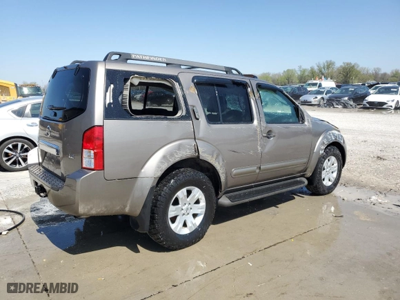 2006 Nissan Pathfinder SE with VIN 5N1AR18W36C654471, listed as a Copart auction lot 51781165 with 191,871 mi miles and Salvage Title. Bid and sale history available at carsss.com. Image 3.