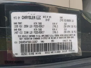 2008 Chrysler Town & Country Touring с VIN 2A8HR54P38R133357, выставлен на аукционе IAAI как лот 42514872 с пробегом 159 240 миль миль и . История ставок и продаж доступна на DreamBid. Изображение 9.