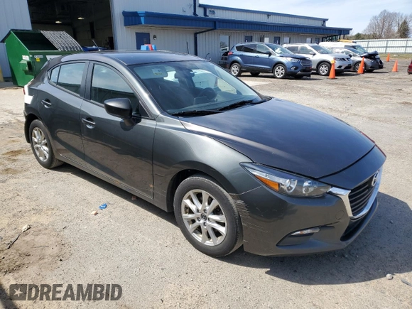 2017 Mazda 3 Sport with VIN 3MZBN1K76HM139999, listed as a Copart auction lot 53431585 with 96,083 mi miles and Non Repairable. Bid and sale history available at carsss.com. Image 4.