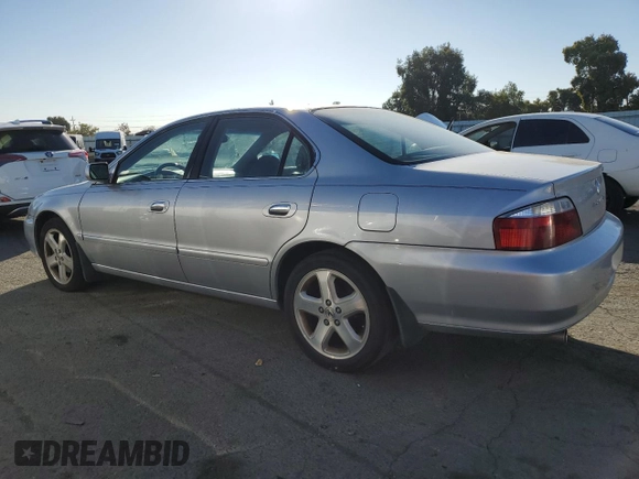 2002 Acura TL Type S w/Navigation with VIN 19UUA56982A035837, listed as a Copart auction lot 79506194 with 201,706 mi miles and Salvage Title. Bid and sale history available at carsss.com. Image 2.
